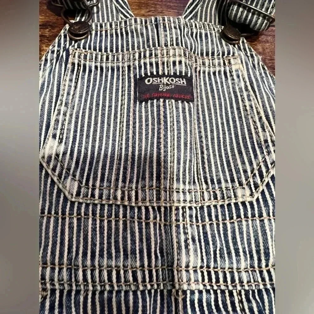 VINTAGE: OshKosh B’gosh | Vestbak railroad overalls. Size: 24M
